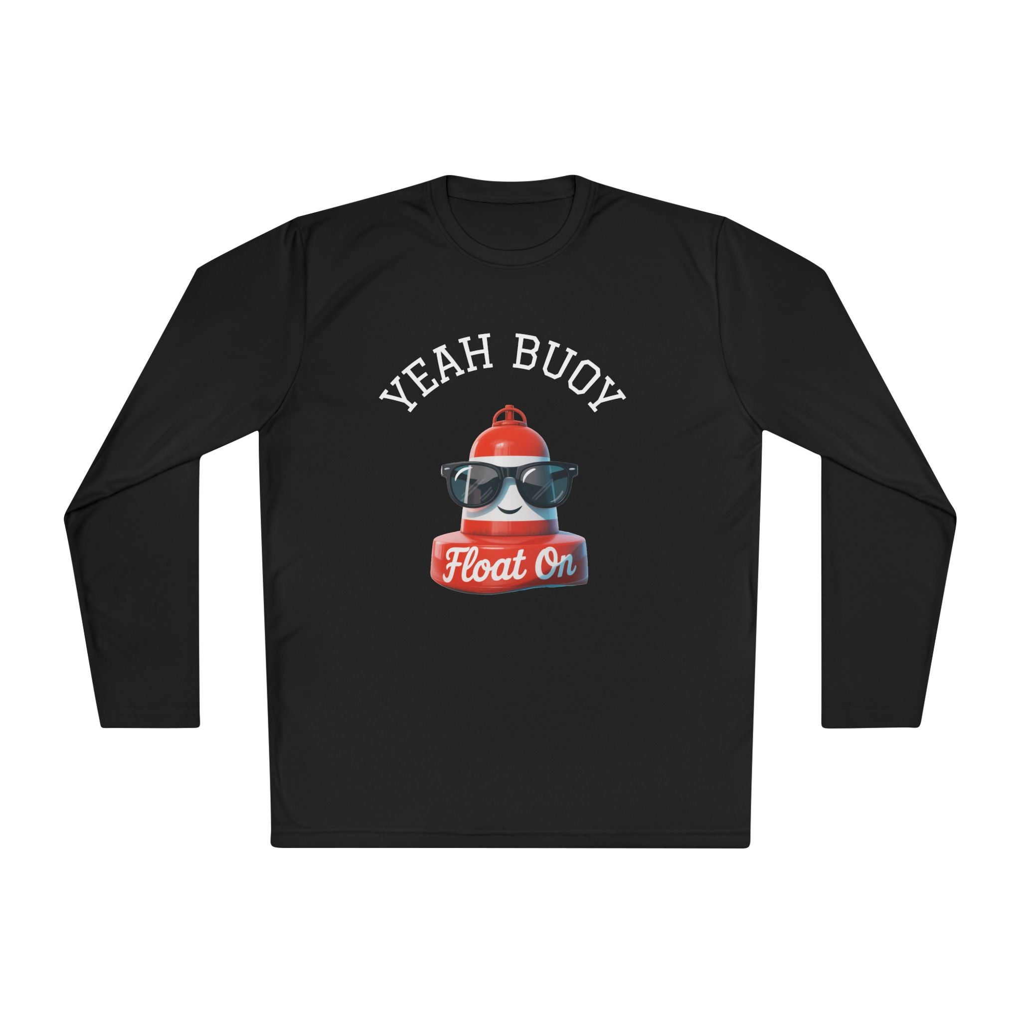 YEAH BUOY Unisex Long Sleeve Moisture Wicking Tee
