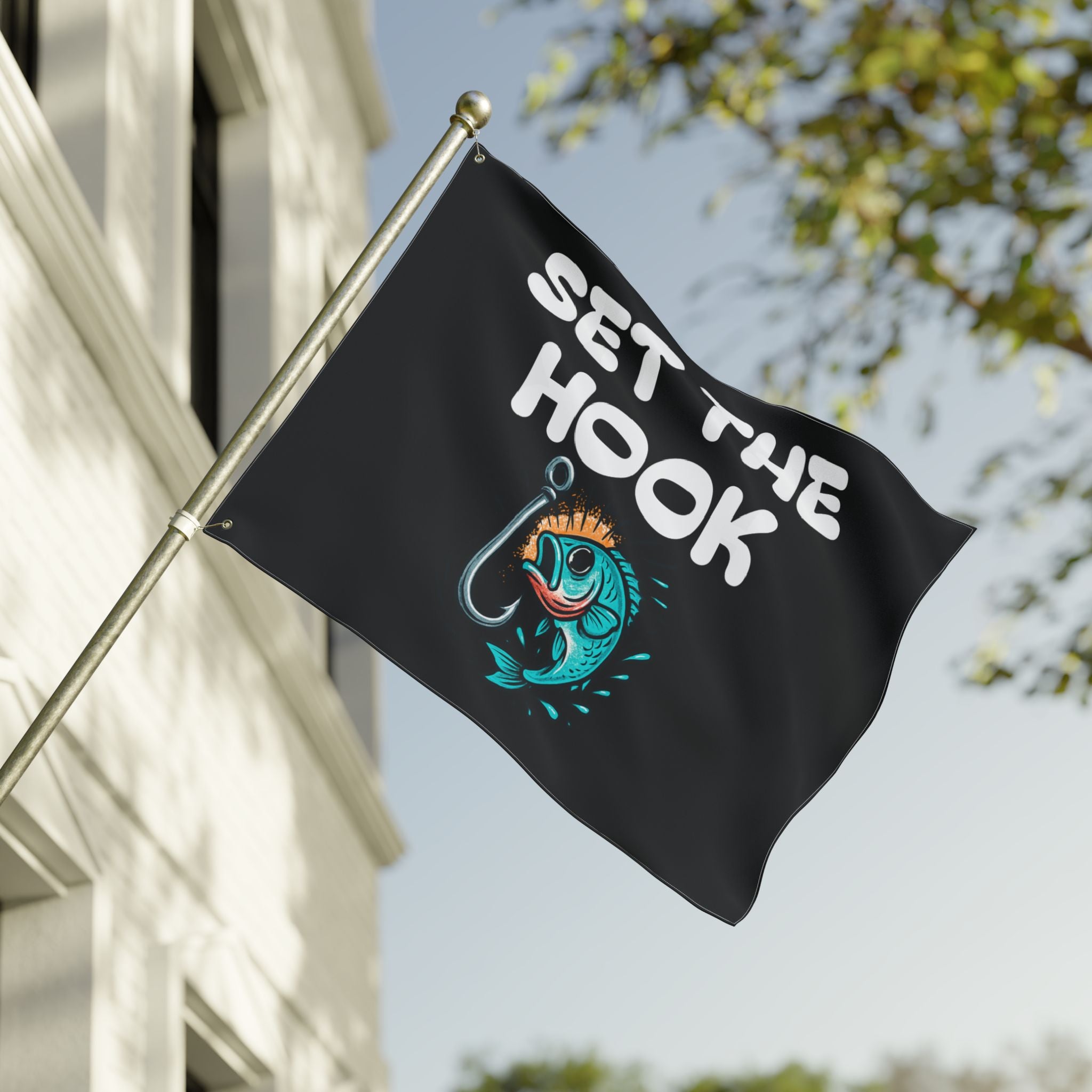 Set the Hook Boat Flag