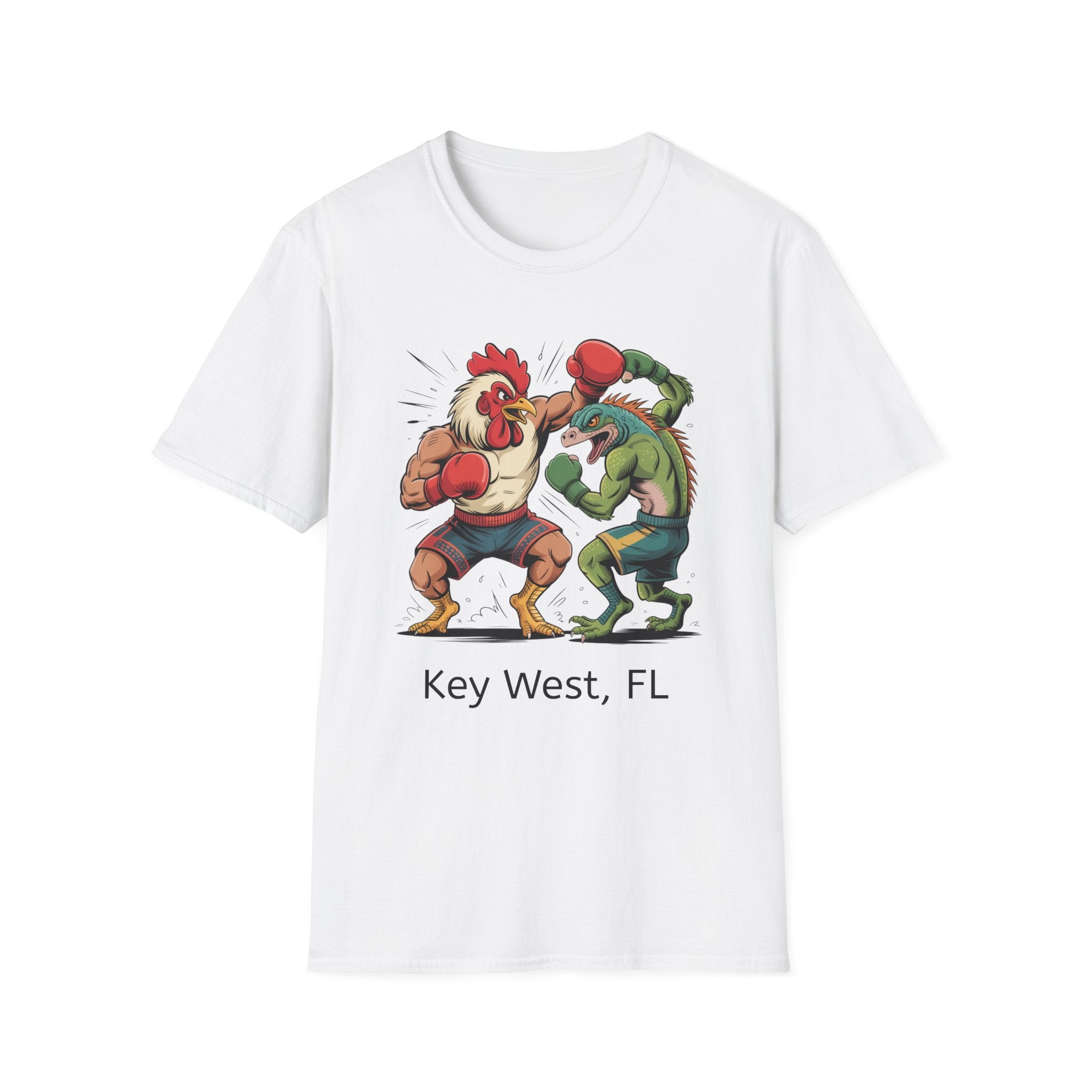 Rooster V Iguana KW Unisex Tee