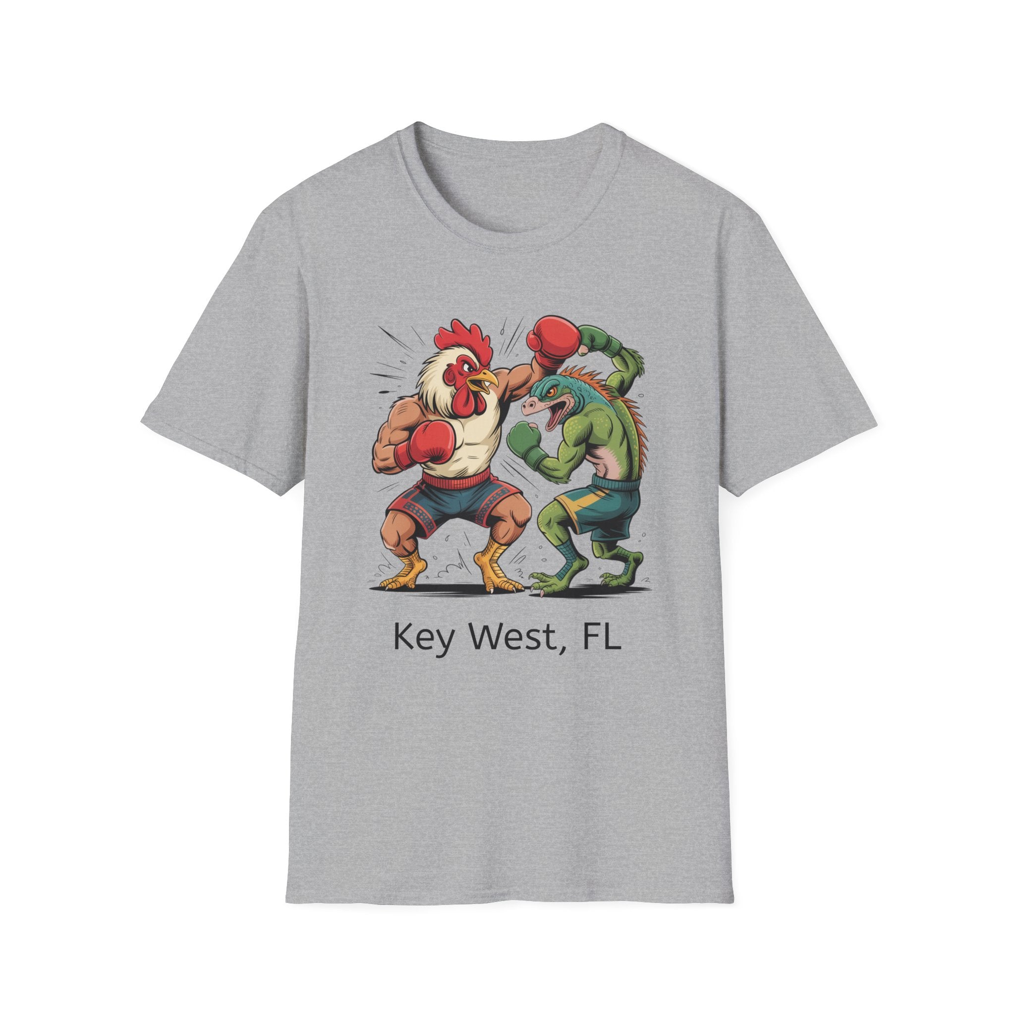 Rooster V Iguana KW Unisex Tee