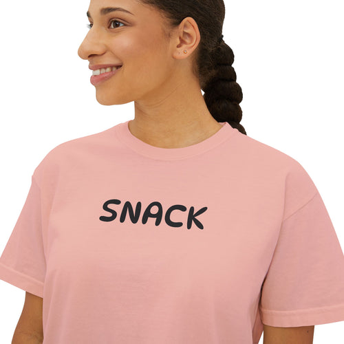 "SNACK" Women's Boxy Tee