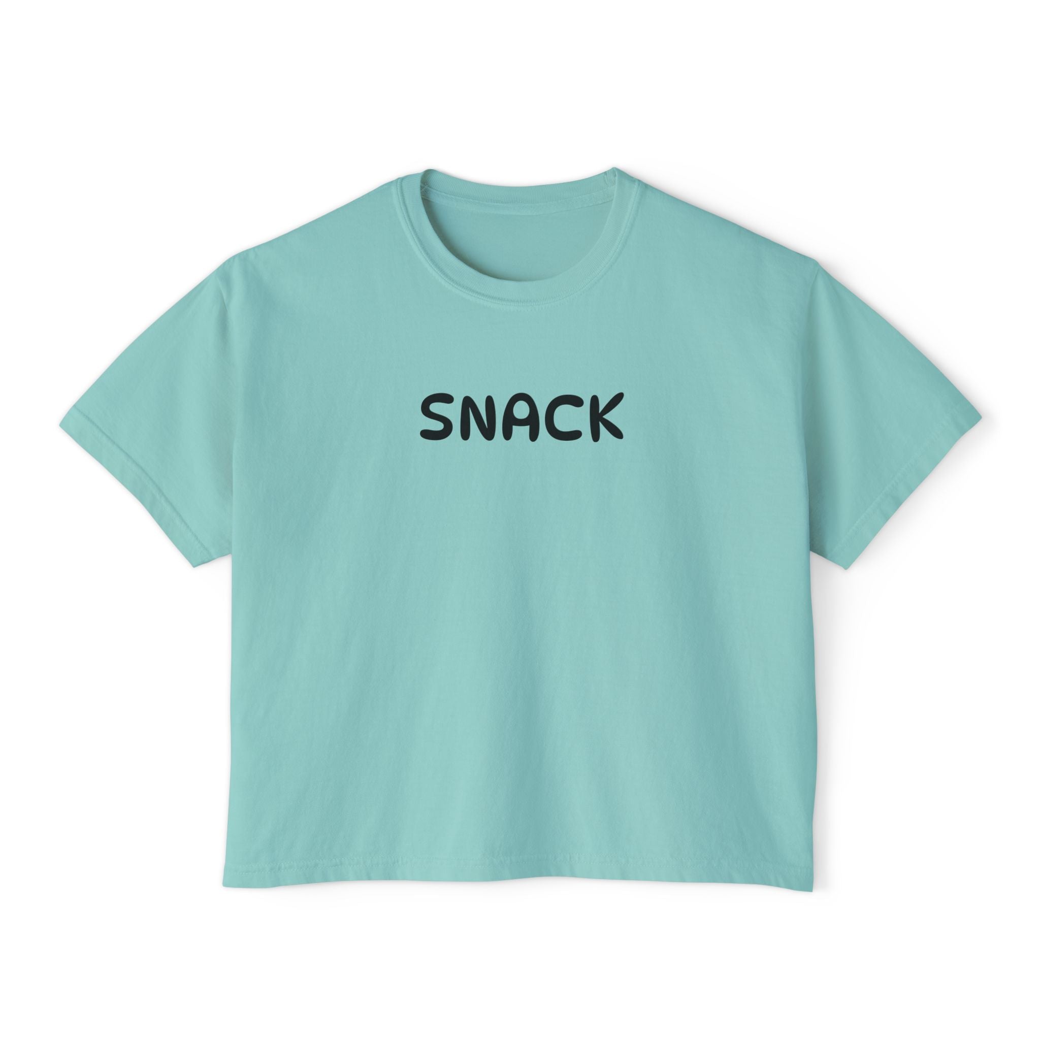 "SNACK" Women's Boxy Tee
