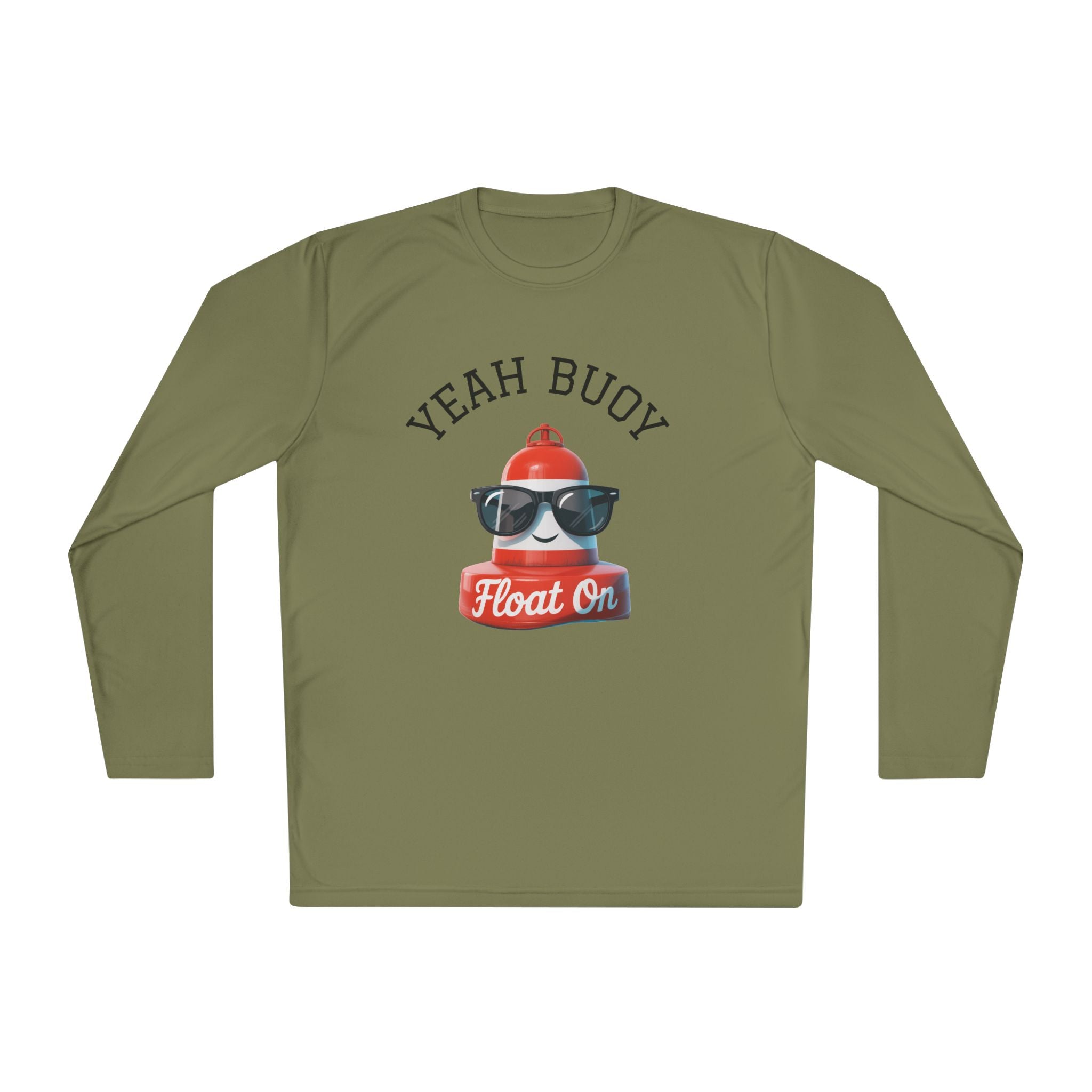 YEAH BUOY Unisex Long Sleeve Moisture Wicking Tee