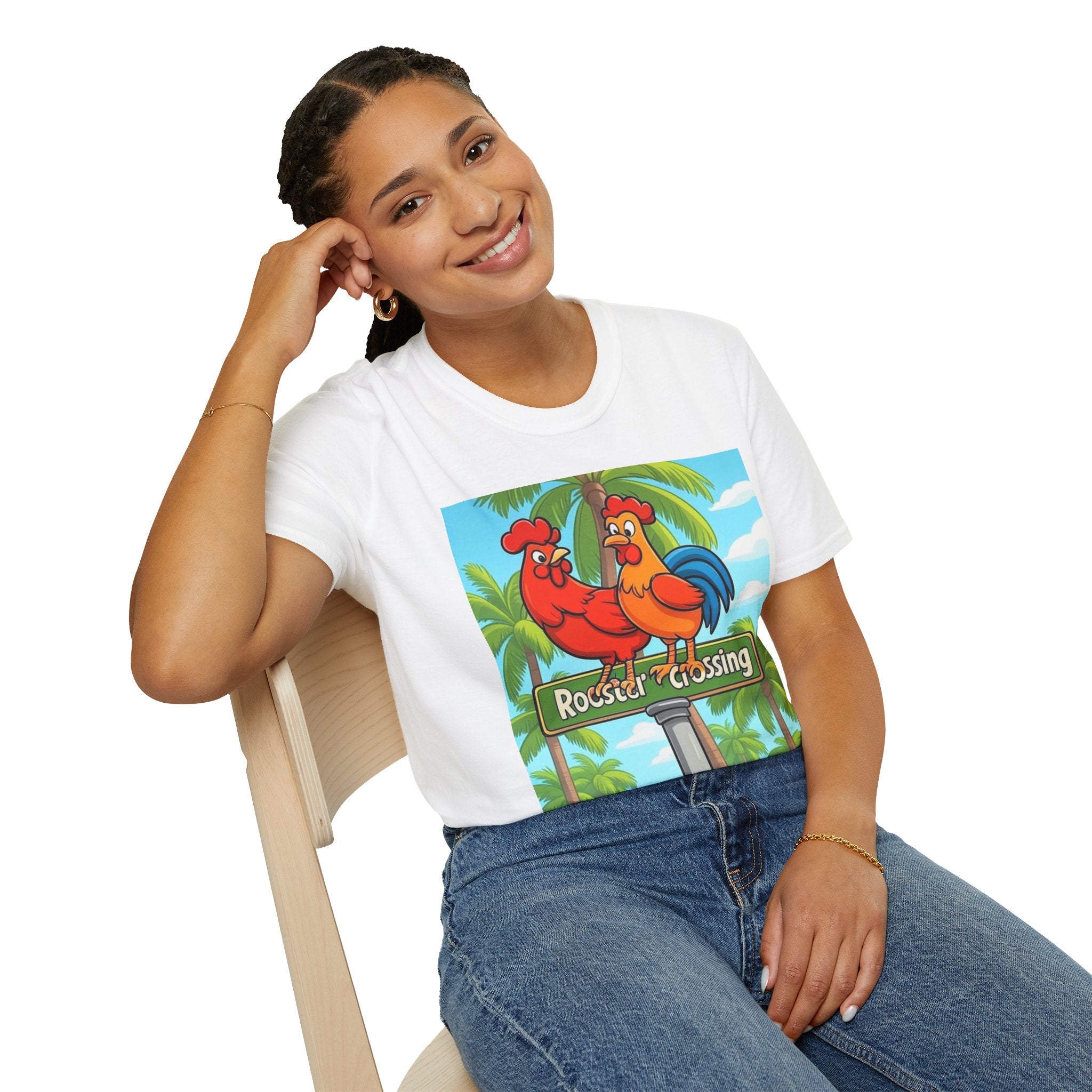Rooster Crossing Unisex T-Shirt