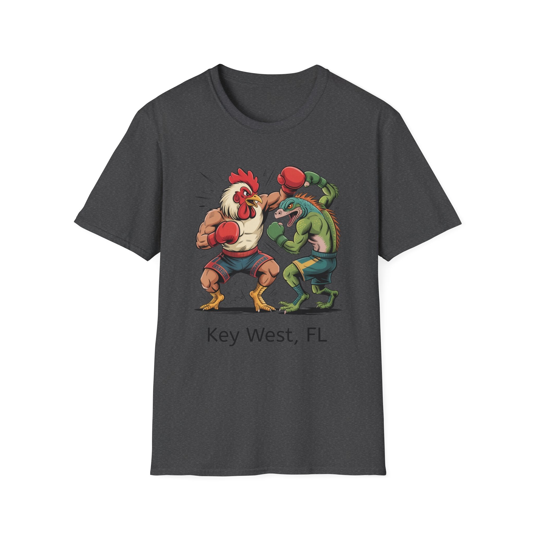 Rooster V Iguana KW Unisex Tee