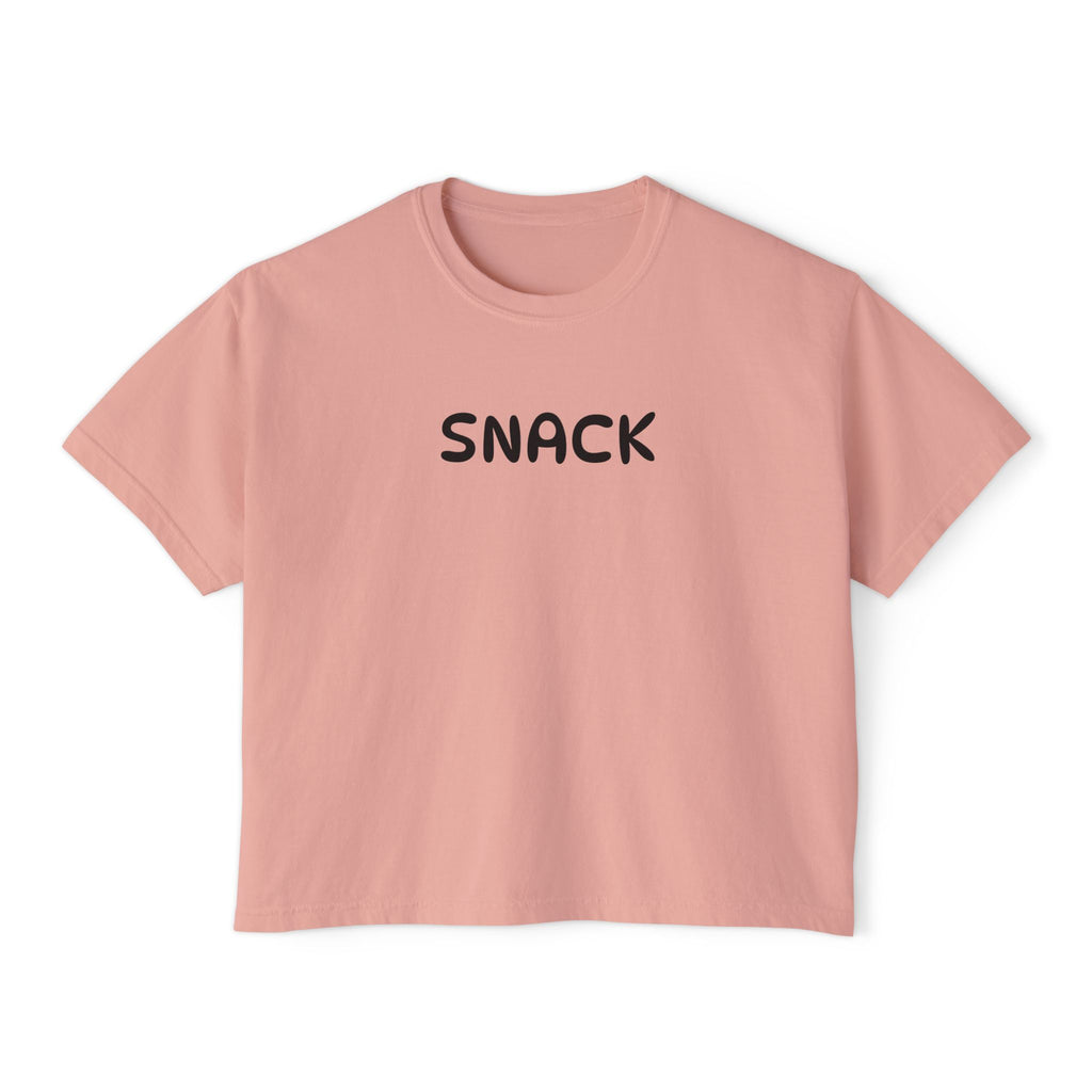 "SNACK" Women's Boxy Tee