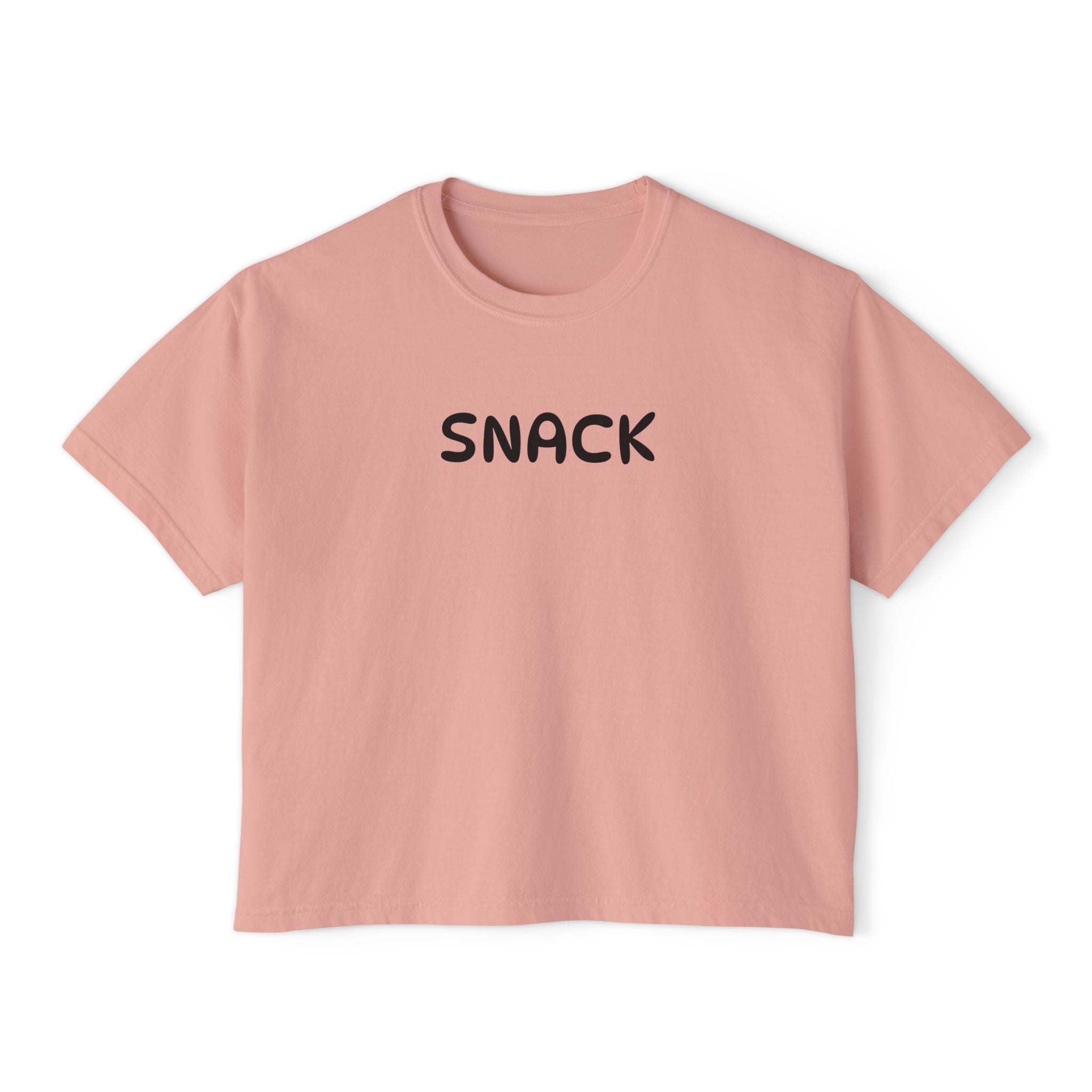 "SNACK" Women's Boxy Tee