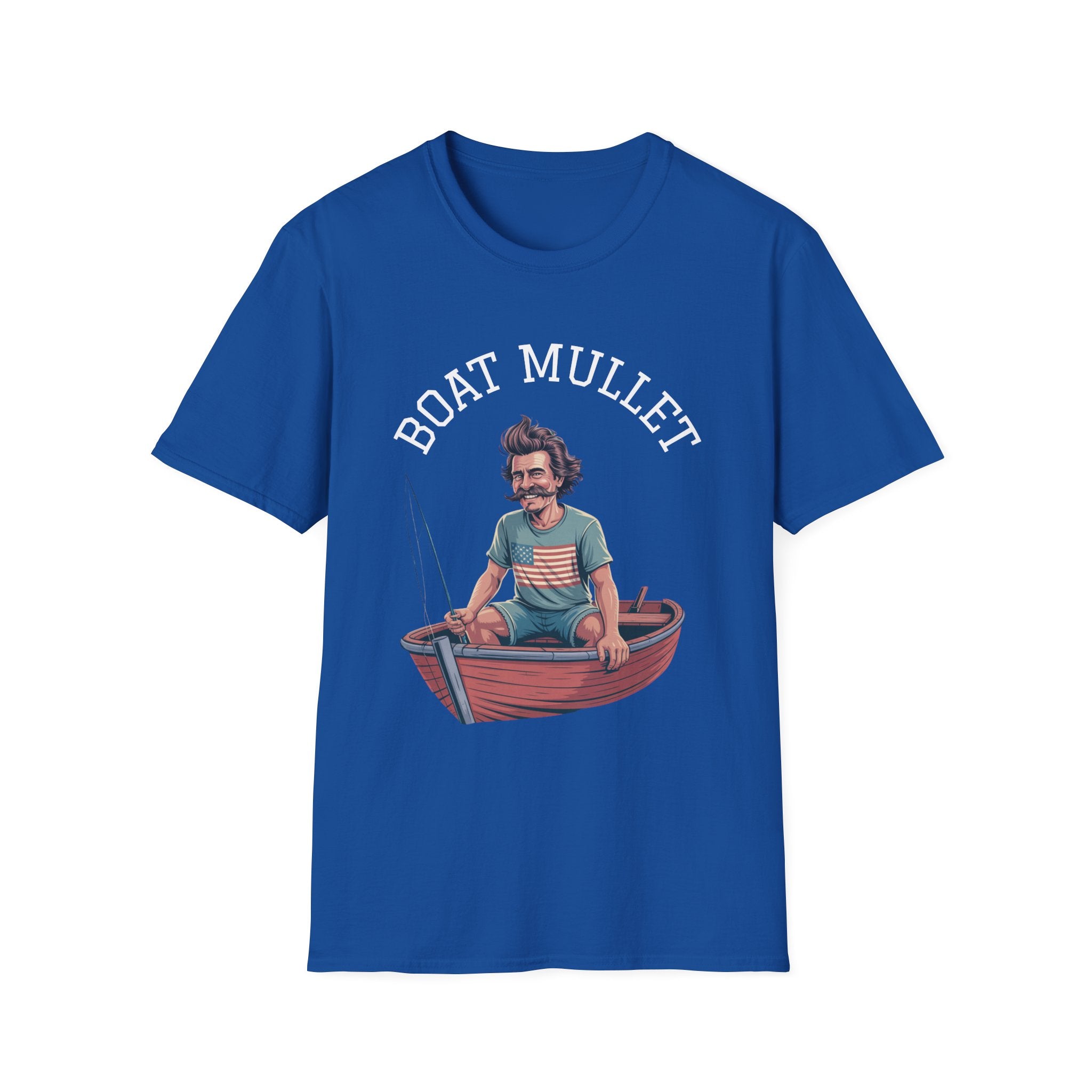 Boat Mullet Unisex Softstyle T-Shirt