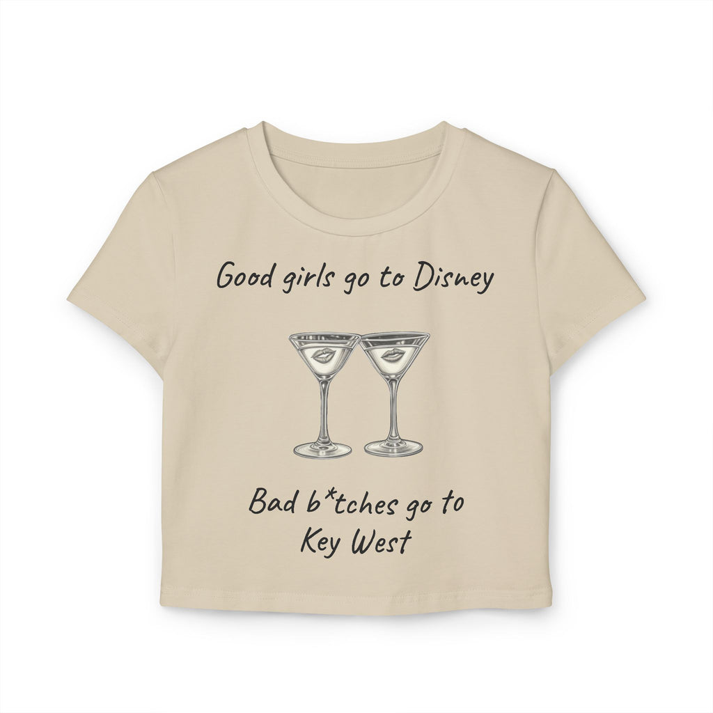 Bat b*tches go to Key West Woman’s crop tee