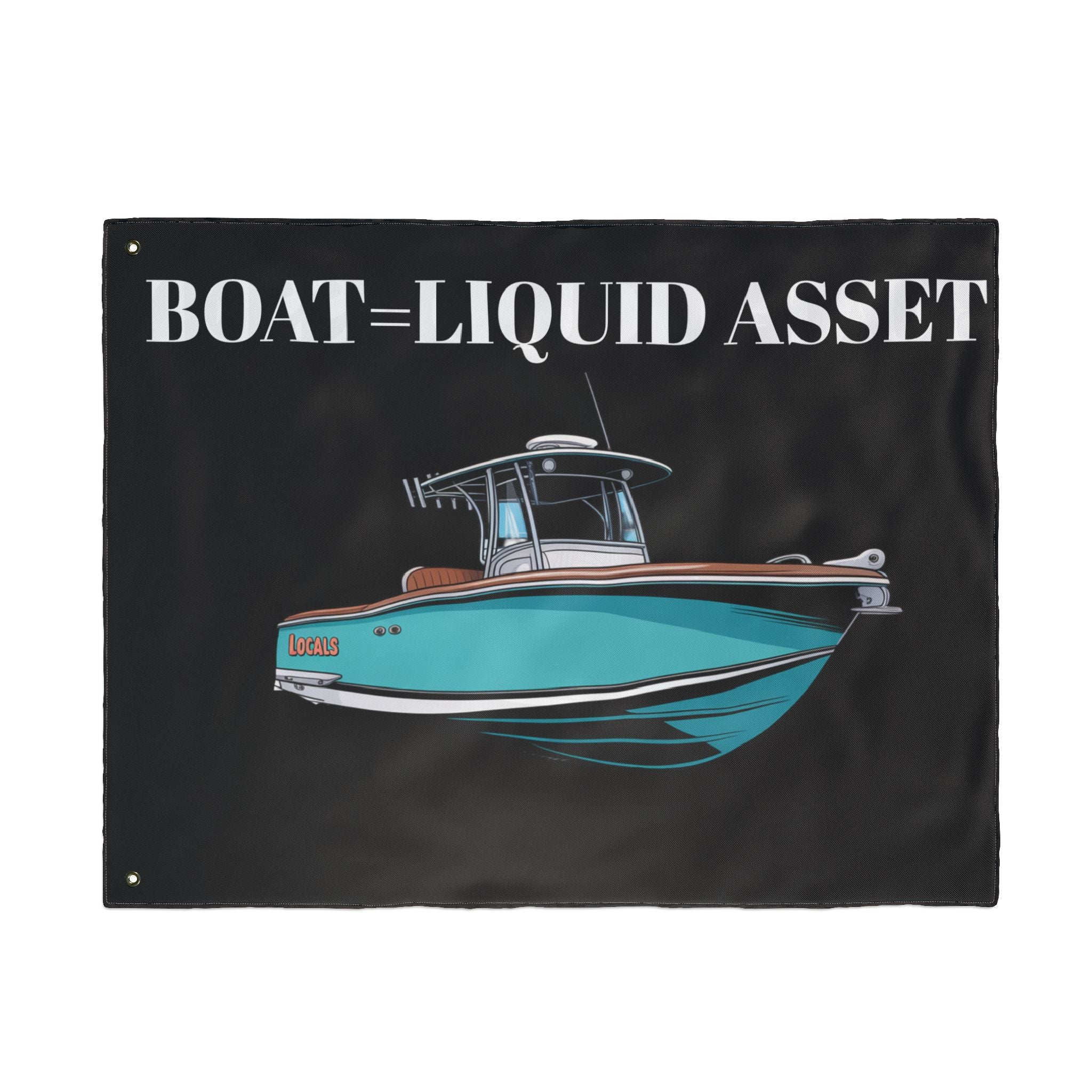 Liquid Assets Boat Flag