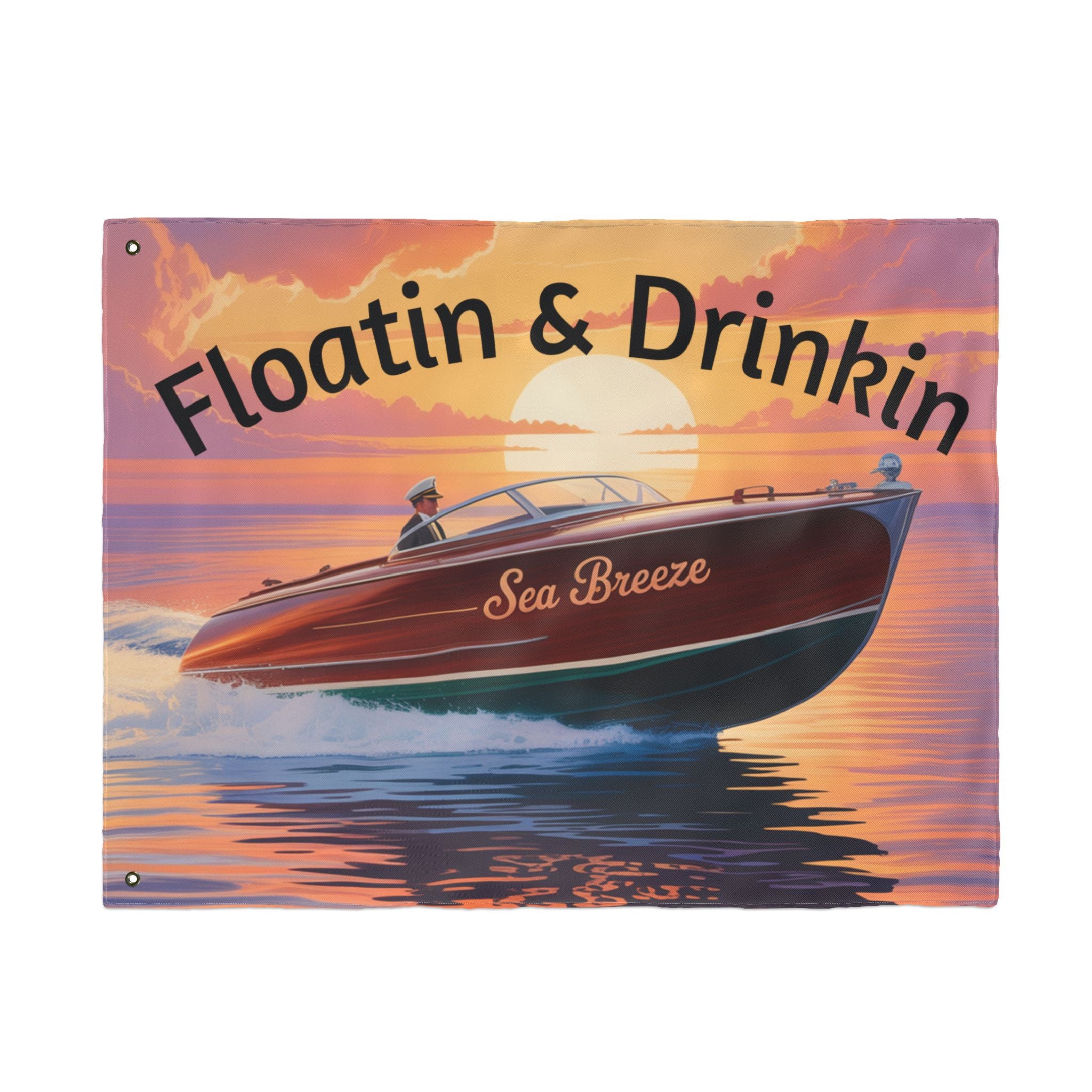 Floatin & Drinkin Flag