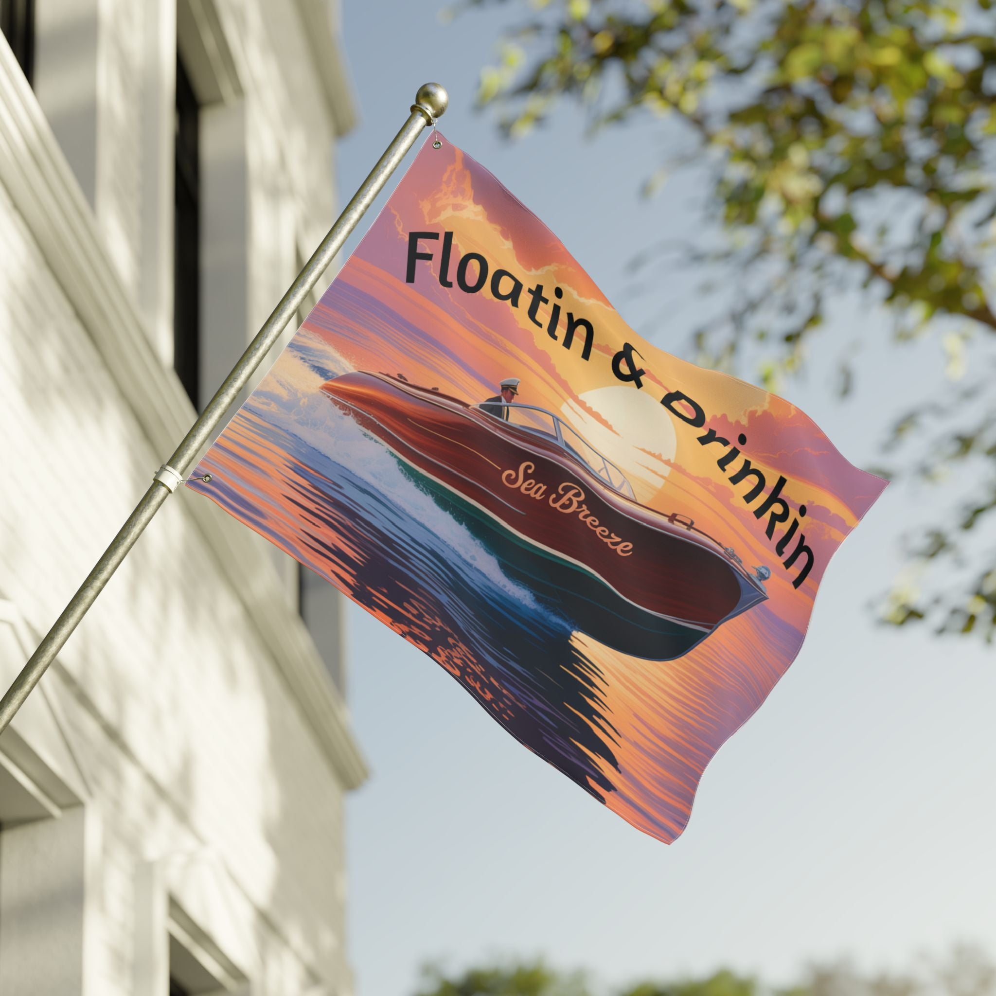 Floatin & Drinkin Flag