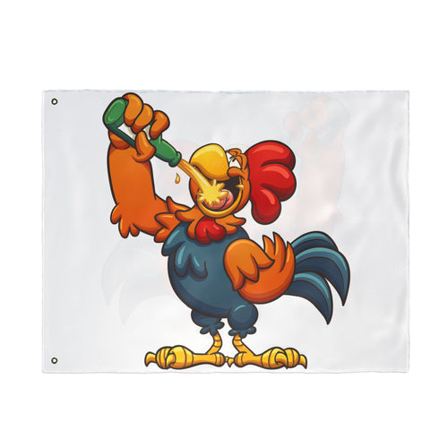 Beer Rooster Flag