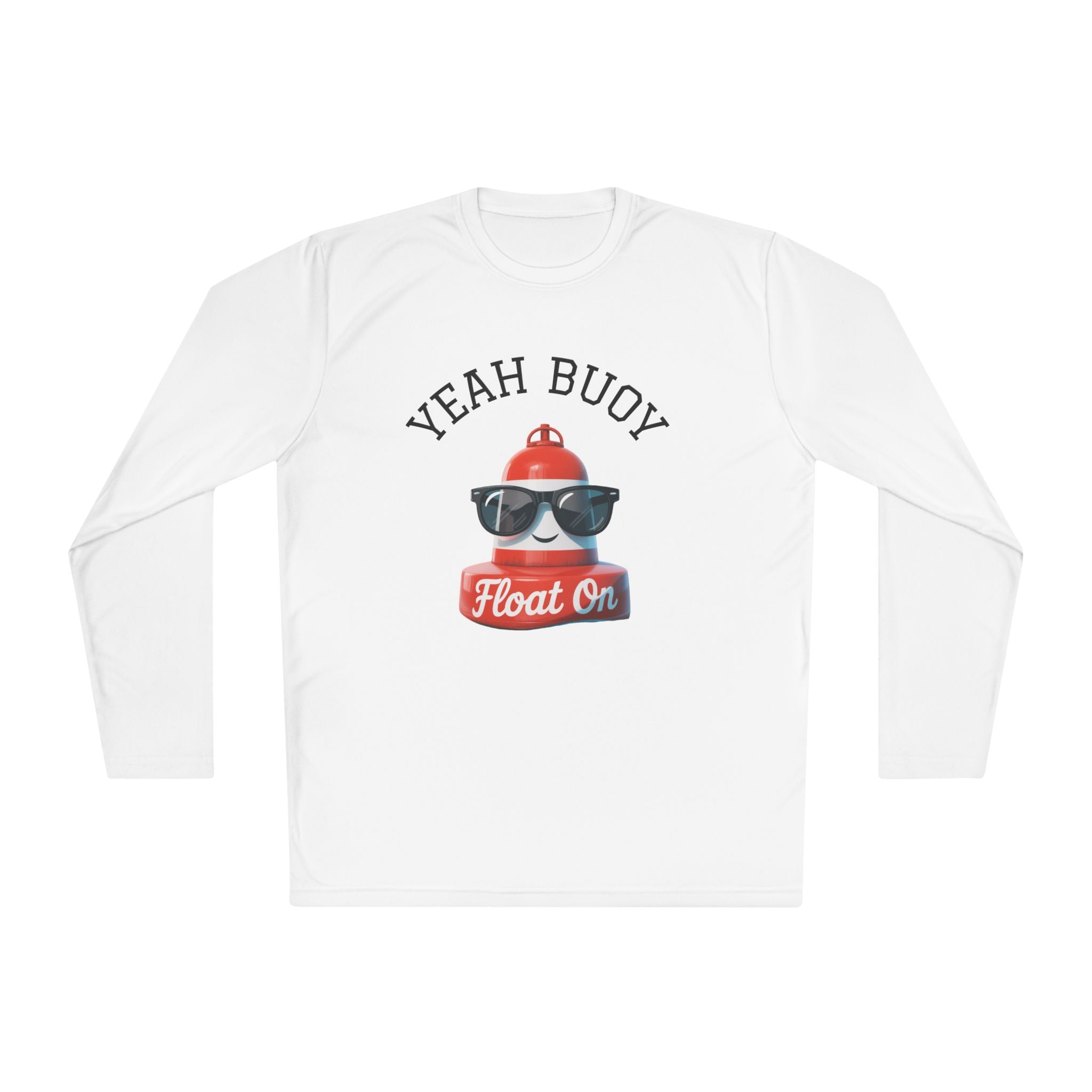 YEAH BUOY Unisex Long Sleeve Moisture Wicking Tee