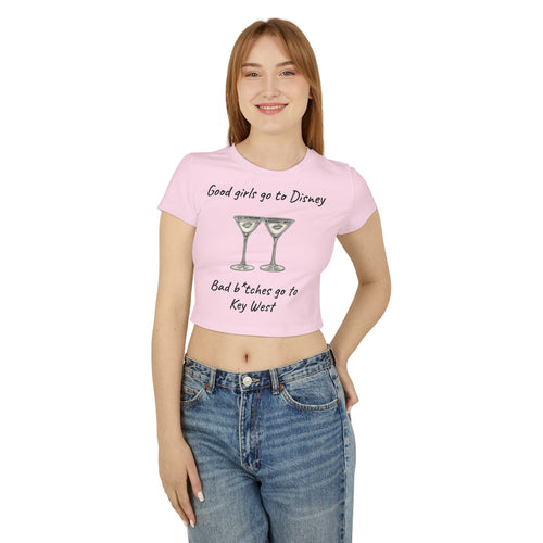 Bat b*tches go to Key West Woman’s crop tee