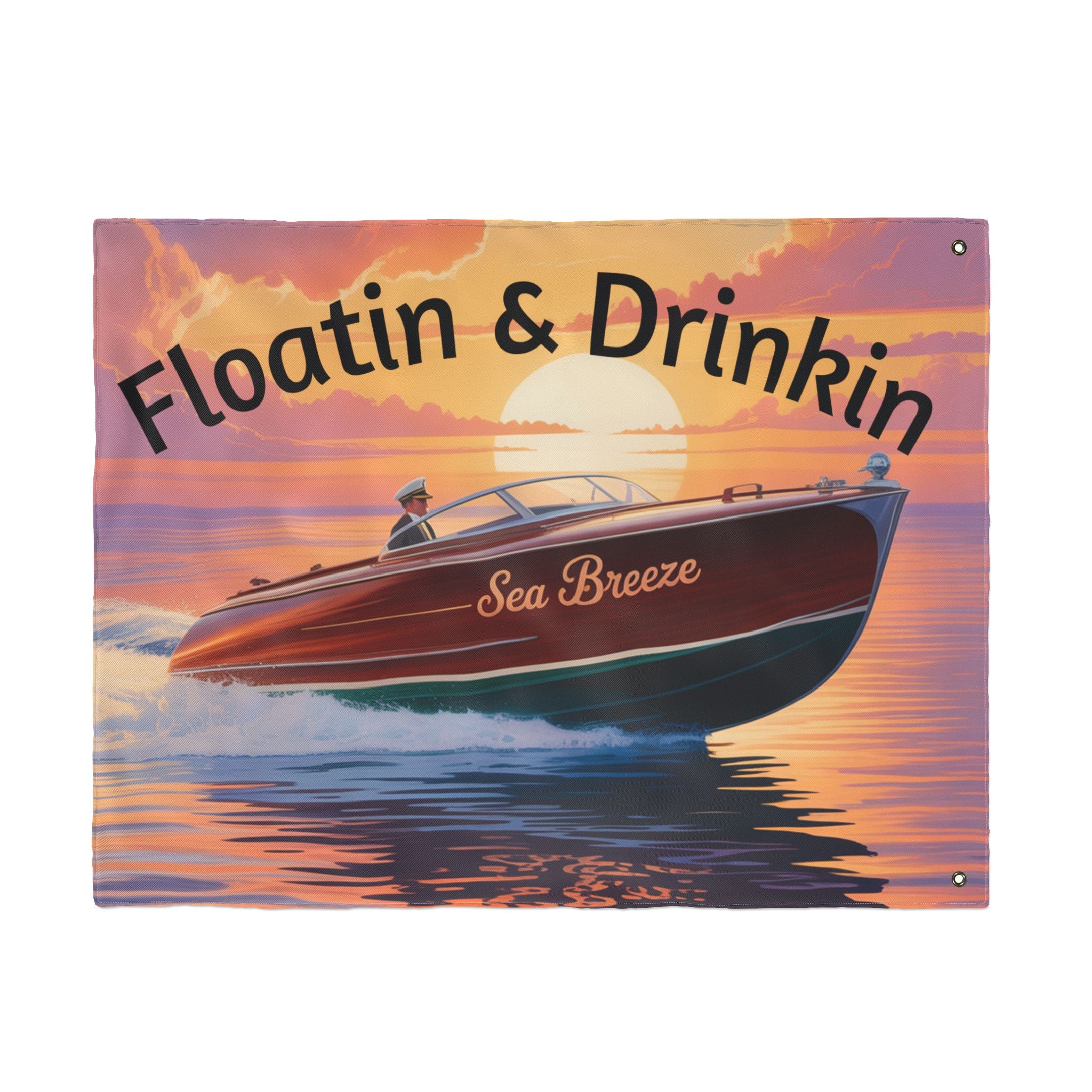 Floatin & Drinkin Flag
