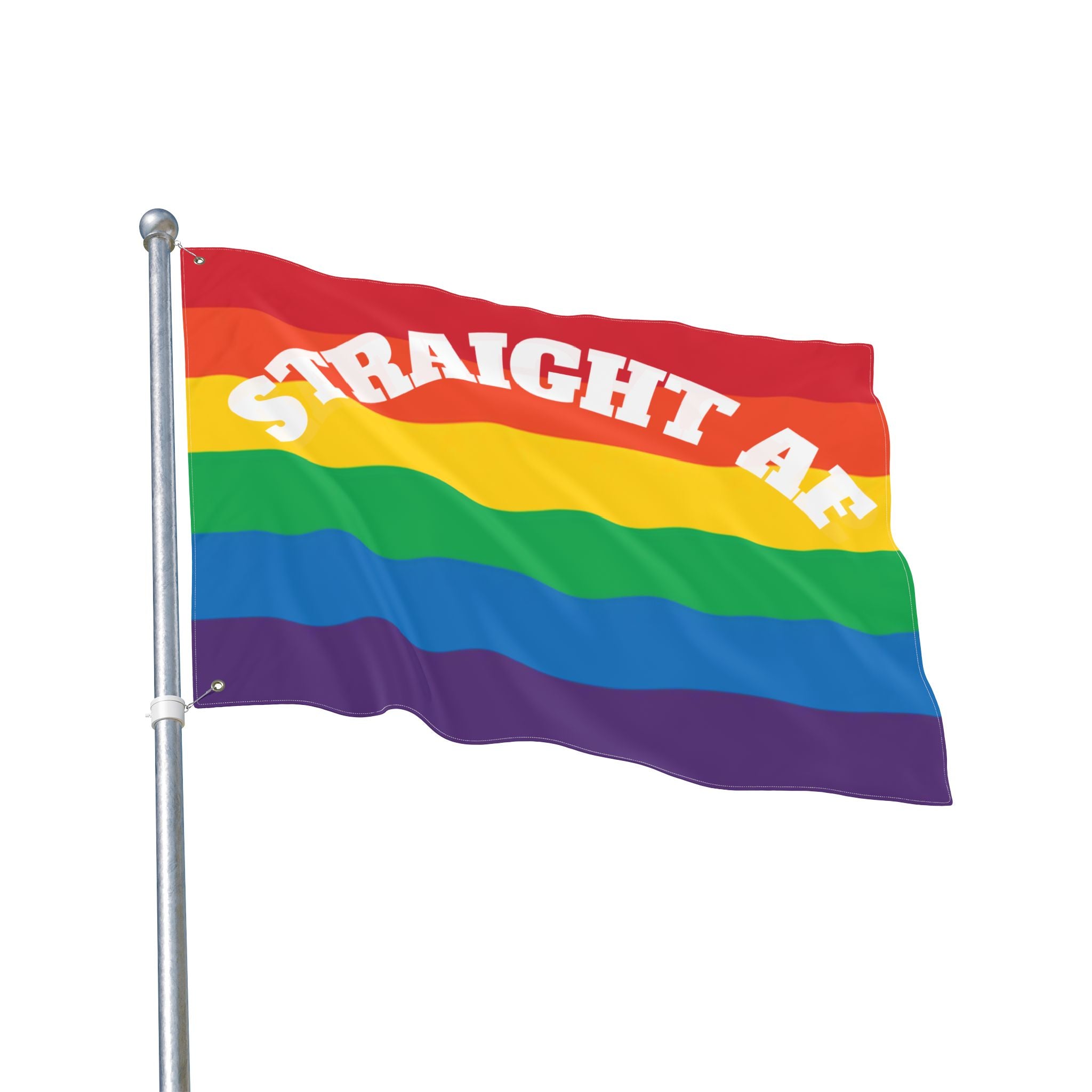 Straight AF Boat Flag