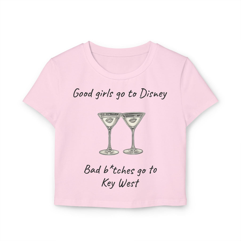 Bat b*tches go to Key West Woman’s crop tee