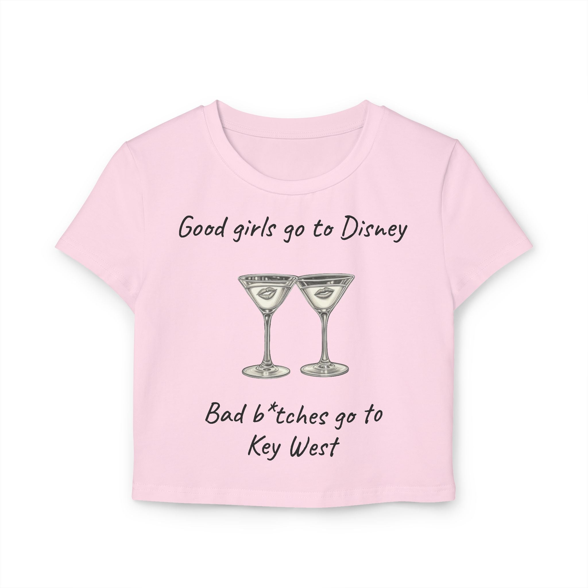 Bat b*tches go to Key West Woman’s crop tee