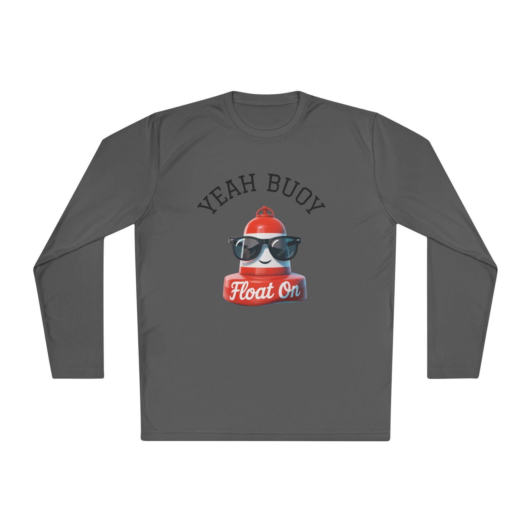 YEAH BUOY Unisex Long Sleeve Moisture Wicking Tee