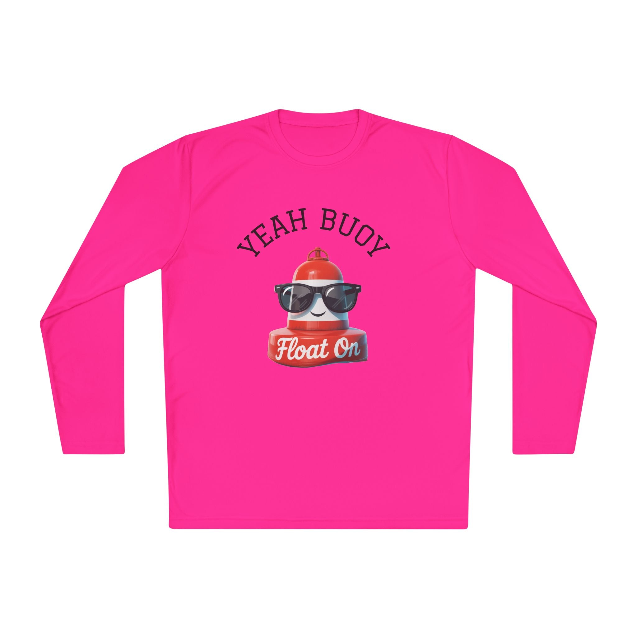 YEAH BUOY Unisex Long Sleeve Moisture Wicking Tee