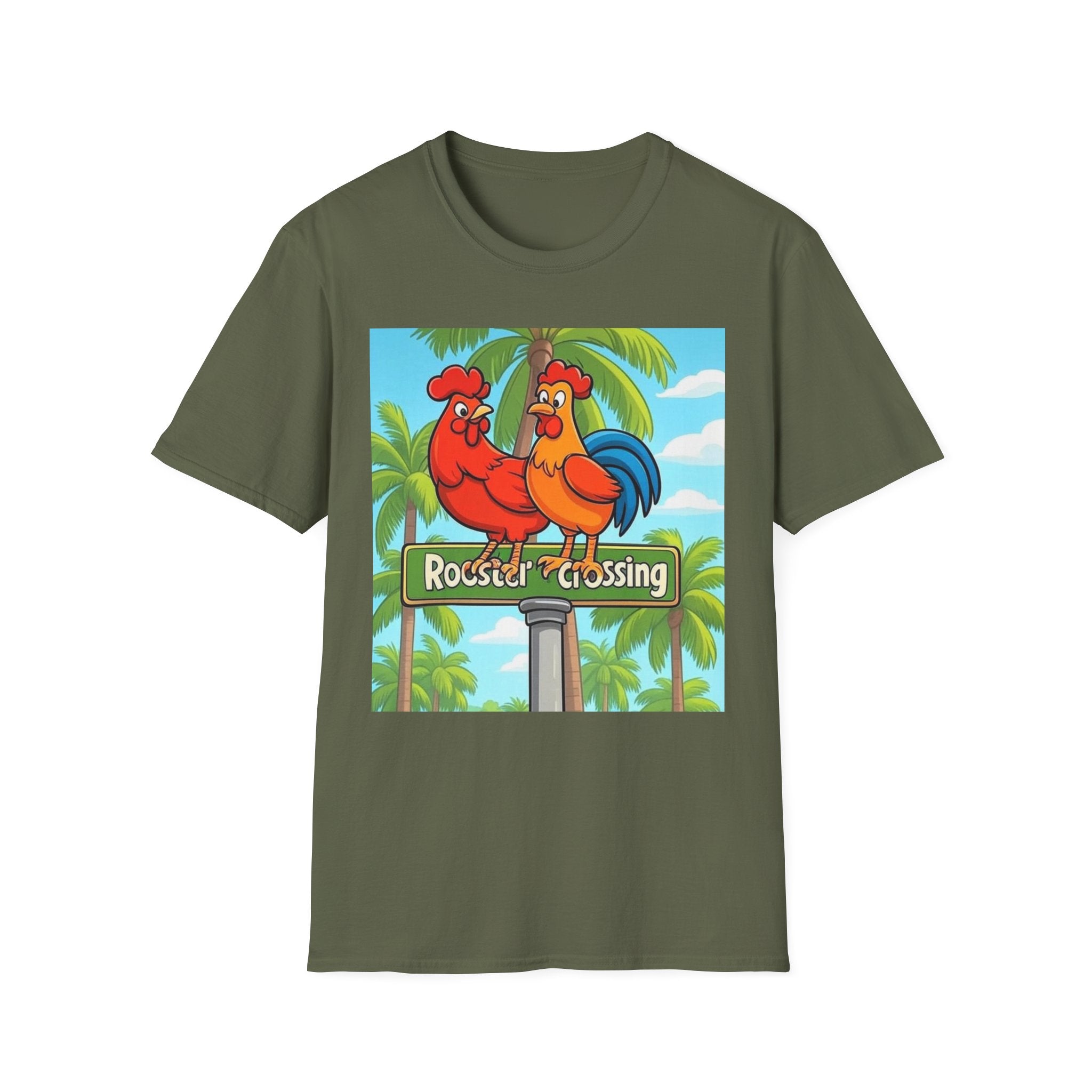 Rooster Crossing Unisex T-Shirt