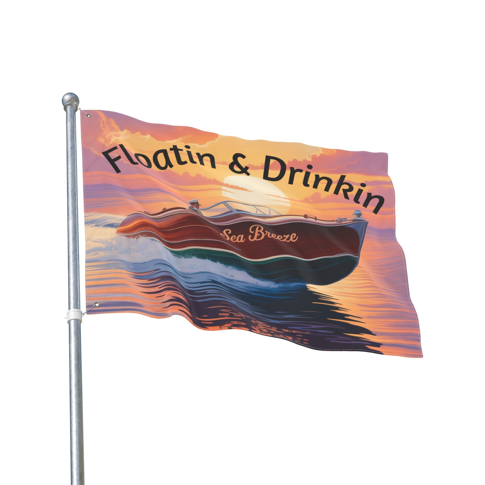 Floatin & Drinkin Flag